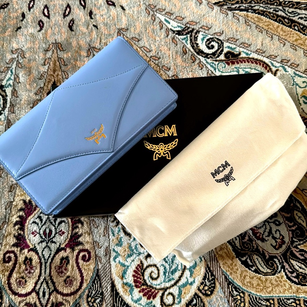 MCM like NEW crossbody wallet bag